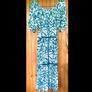 Easel Puff Sleeve Maxi Dress NWT